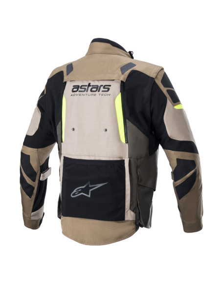 Veste moto Alpinestars Halo Drystar Beige Kaki
