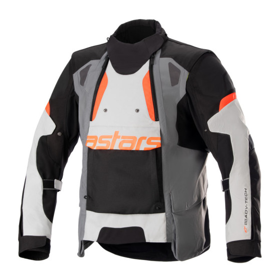 Veste moto Alpinestars Halo Drystar Gris Orange