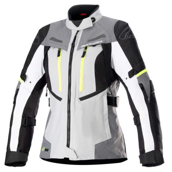 Veste moto femme Alpinestars Stella Bogota Pro Drystar Gris Clair Gris Foncé