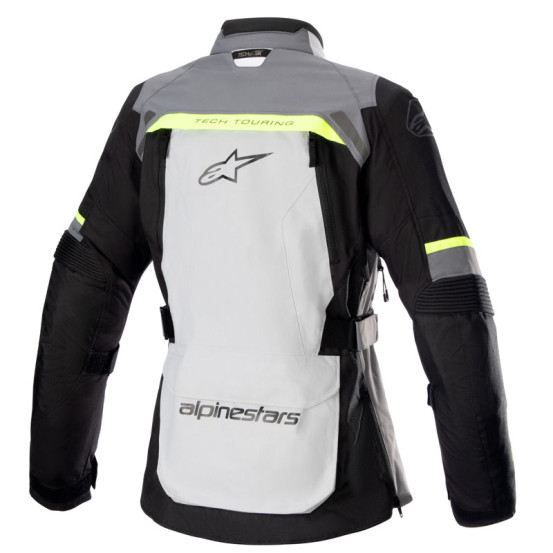 Veste moto femme Alpinestars Stella Bogota Pro Drystar Gris Clair Gris Foncé