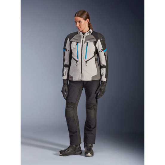 Veste moto femme Alpinestars Stella Bogota Pro Drystar Gris Noir Bleu