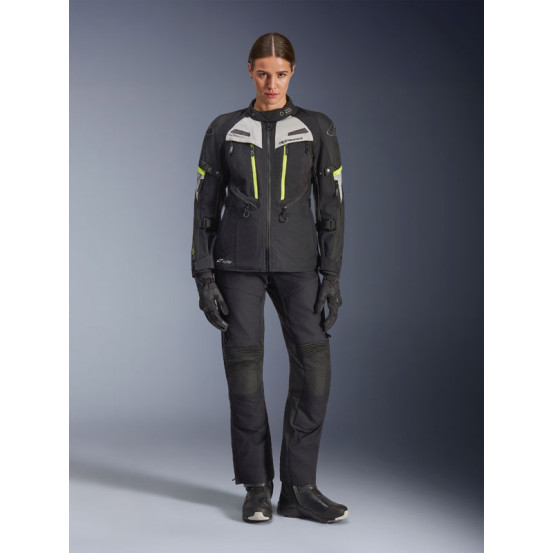 Veste moto femme Alpinestars Stella Bogota Pro Drystar Noir Jaune