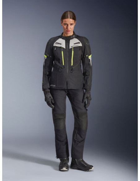 Veste moto femme Alpinestars Stella Bogota Pro Drystar Noir Jaune