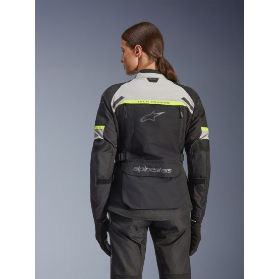 Veste moto femme Alpinestars Stella Bogota Pro Drystar Noir Jaune