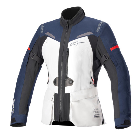 Veste moto femme Alpinestars Stella ST-7 2L Gore Tex Gris Bleu