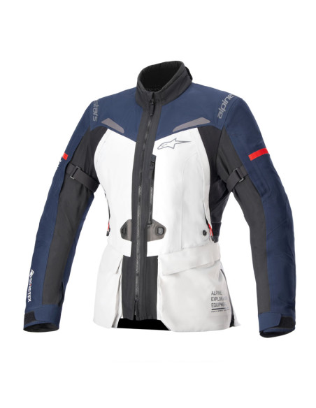 Veste moto femme Alpinestars Stella ST-7 2L Gore Tex Gris Bleu