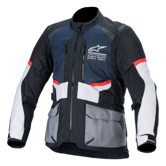 Veste moto Alpinestars Andes Air Drystar Noir Gris Bleu