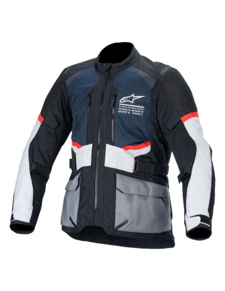 Veste moto Alpinestars Andes Air Drystar Noir Gris Bleu