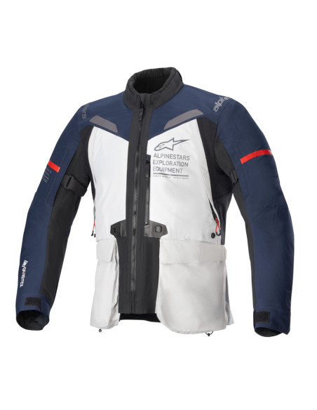 Veste moto Alpinestars ST-7 2L Gore-Tex Ice Gris Dark Bleu