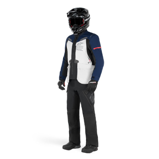 Veste moto Alpinestars ST-7 2L Gore-Tex Ice Gris Dark Bleu