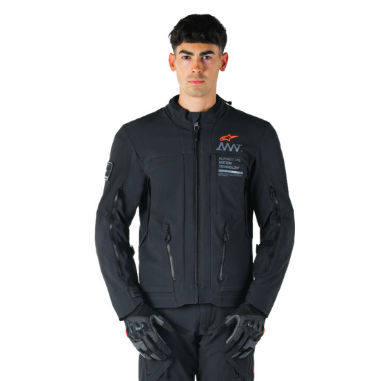 Veste moto Alpinestars AMT-8 Stretch Drystar XF Noir