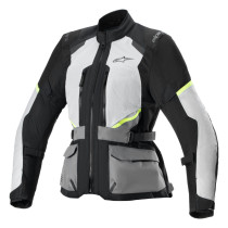 Veste moto femme Alpinestars Stella Andes Air Drystar Gris Noir