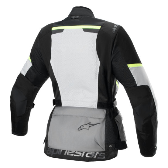 Veste moto femme Alpinestars Stella Andes Air Drystar Gris Noir