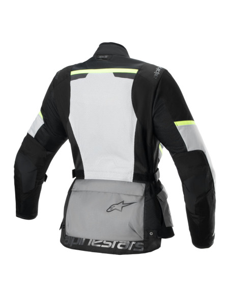 Veste moto femme Alpinestars Stella Andes Air Drystar Gris Noir