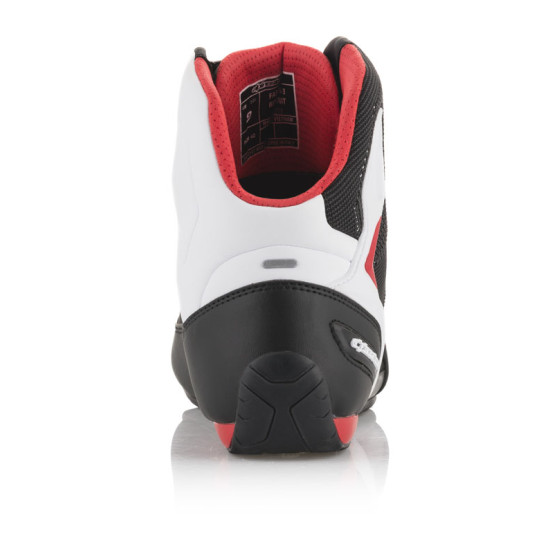 Baskets moto Alpinestars Faster-3 Rideknit Noir Blanc Rouge