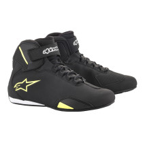 Baskets moto Alpinestars Sektor Noir Jaune Fluo