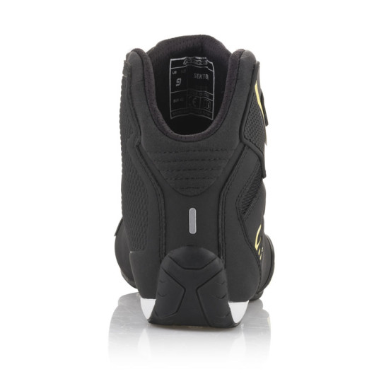Baskets moto Alpinestars Sektor Noir Jaune Fluo