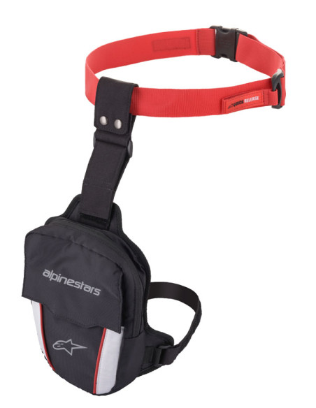 Sacoche de Cuisse moto Alpinestars Thigh Noir Rouge