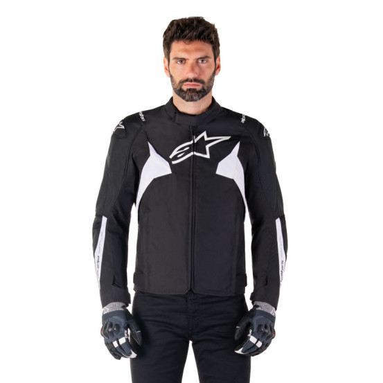 Blouson moto Alpinestars T-Jaws V4 Waterproof Noir Blanc