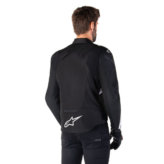 Blouson moto Alpinestars T-Jaws V4 Waterproof Noir Blanc