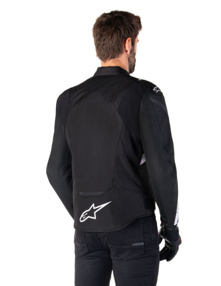 Blouson moto Alpinestars T-Jaws V4 Waterproof Noir Blanc
