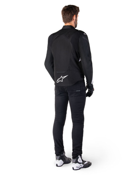Blouson moto Alpinestars T-Jaws V4 Waterproof Noir Blanc
