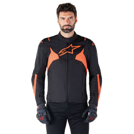 Blouson moto Alpinestars T-Jaws V4 Waterproof Noir Rouge