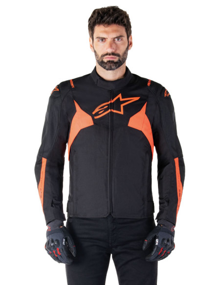 Blouson moto Alpinestars T-Jaws V4 Waterproof Noir Rouge