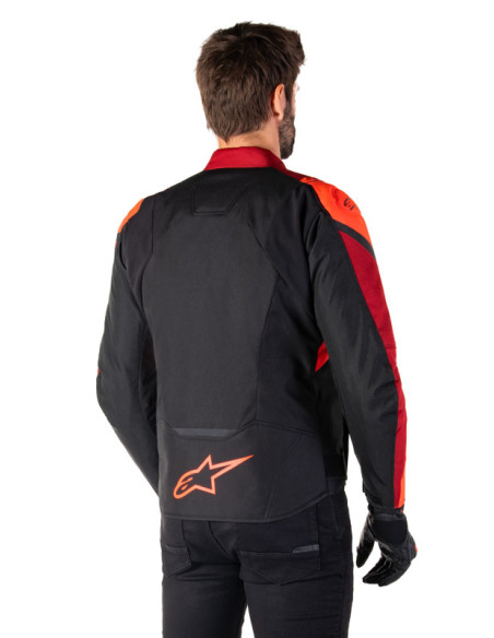 Blouson moto Alpinestars T-Jaws V4 Waterproof Noir Rouge