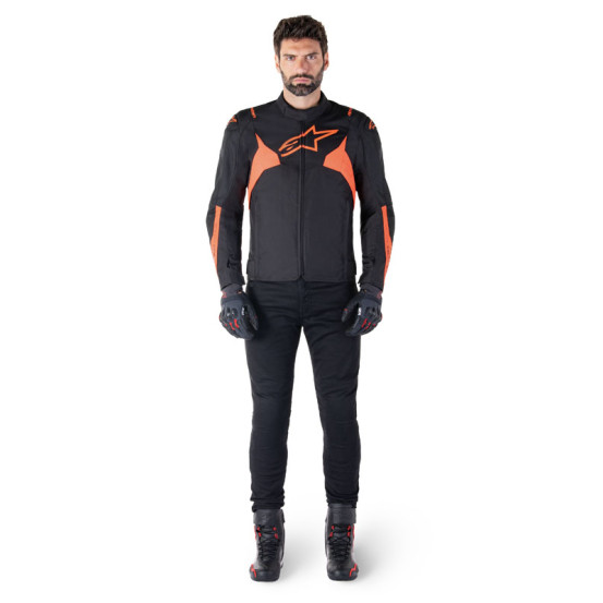 Blouson moto Alpinestars T-Jaws V4 Waterproof Noir Rouge