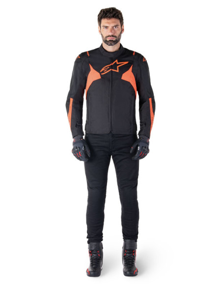 Blouson moto Alpinestars T-Jaws V4 Waterproof Noir Rouge
