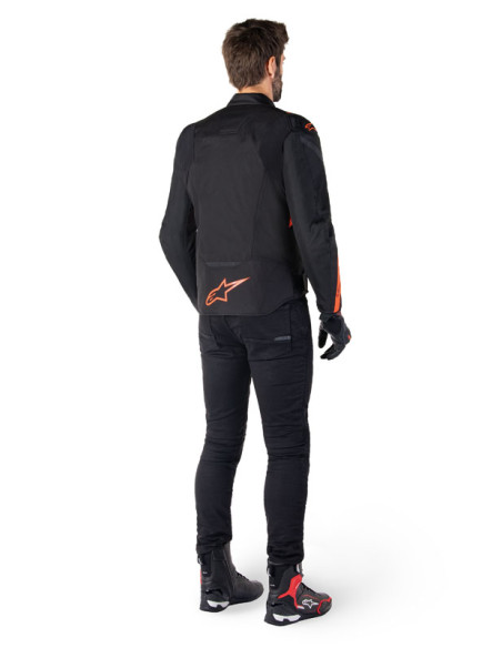 Blouson moto Alpinestars T-Jaws V4 Waterproof Noir Rouge