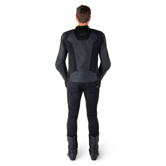 Blouson moto cuir racing Alpinestars Missile V3 Airflow Noir