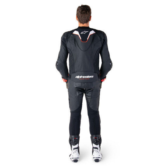 Blouson moto cuir racing Alpinestars Missile V3 Ignition Noir