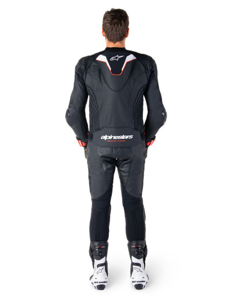 Blouson moto cuir racing Alpinestars Missile V3 Ignition Noir