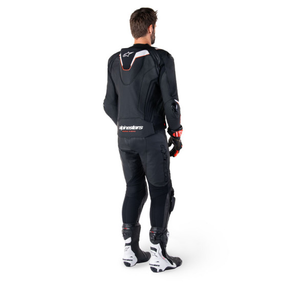Blouson moto cuir racing Alpinestars Missile V3 Ignition Noir