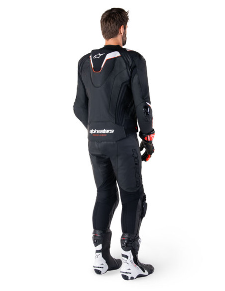 Blouson moto cuir racing Alpinestars Missile V3 Ignition Noir