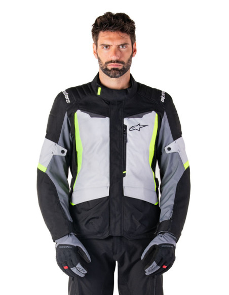 Veste moto Alpinestars ST-1 WP Gris Noir Jaune