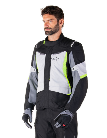 Veste moto Alpinestars ST-1 WP Gris Noir Jaune