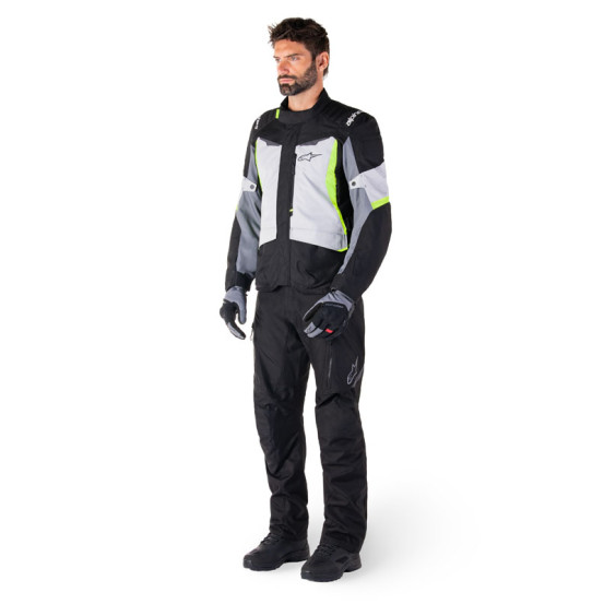 Veste moto Alpinestars ST-1 WP Gris Noir Jaune