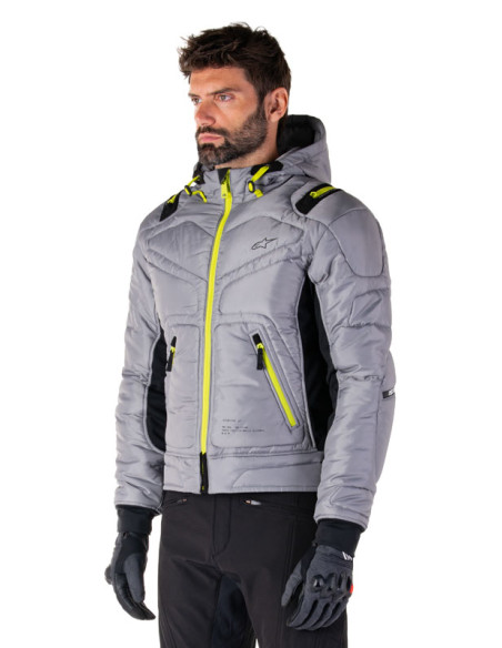 Veste moto Alpinestars Mohobbs WP Gris