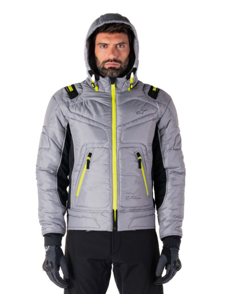 Veste moto Alpinestars Mohobbs WP Gris