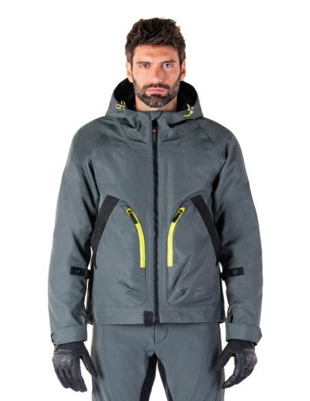Veste moto Alpinestars Morush WP Gris