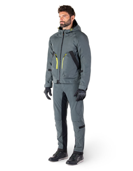 Veste moto Alpinestars Morush WP Gris