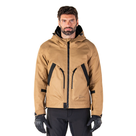Veste moto Alpinestars Morush WP Marron