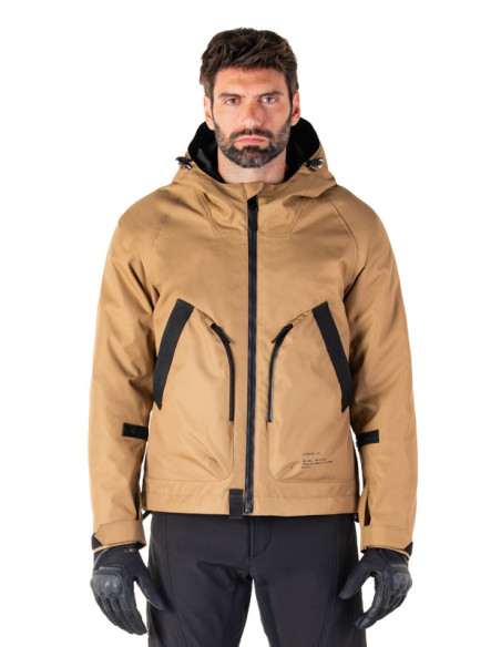 Veste moto Alpinestars Morush WP Marron