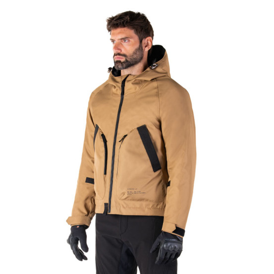 Veste moto Alpinestars Morush WP Marron
