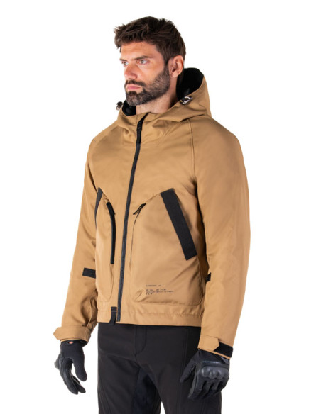 Veste moto Alpinestars Morush WP Marron