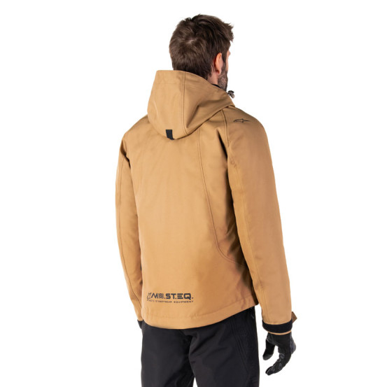 Veste moto Alpinestars Morush WP Marron