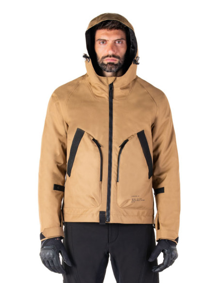 Veste moto Alpinestars Morush WP Marron